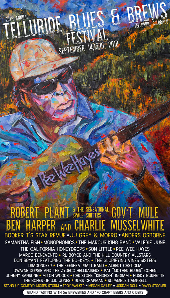 2018 Telluride Blues & Brews Festival Poster (pre-sale)