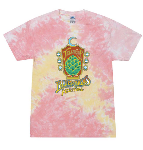 Funnel Cake Tie Dye Guitar Shirt