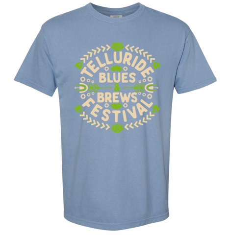 Washed Denim Folk Shirt