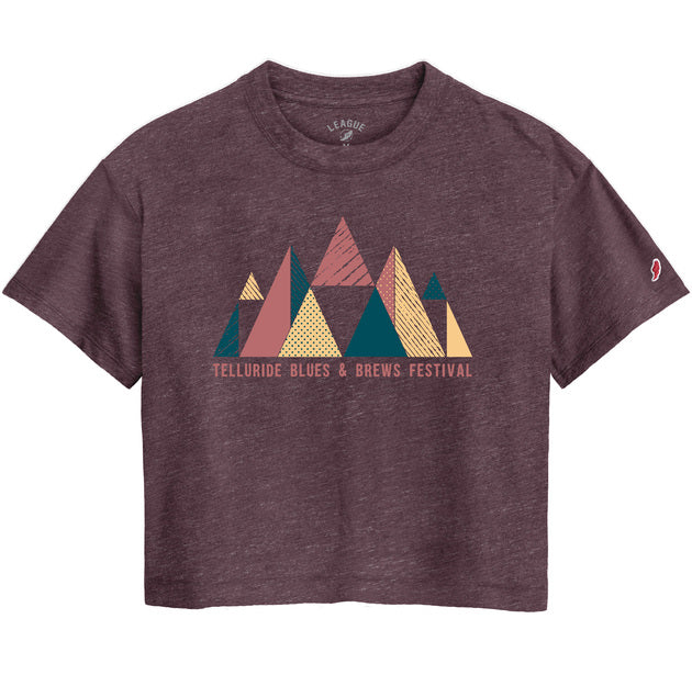 Ladies Heather Dusty Rose Midi Tee