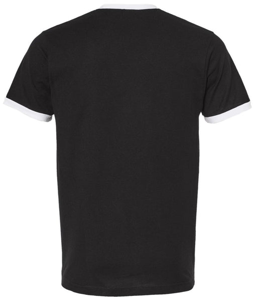 Black and White Stage Ringer Shirt