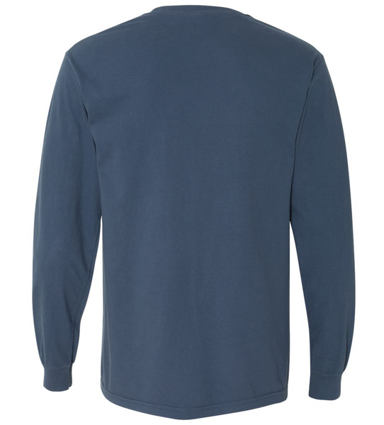 Midnight Blue Long Sleeve Crowes Nest Shirt