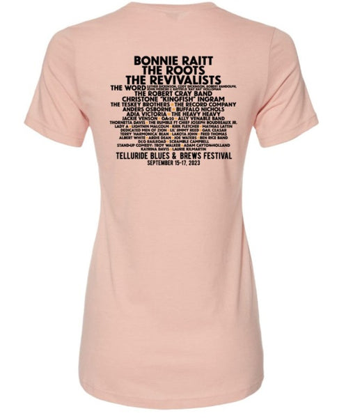 2023 Ladies Dusty Rose Poster Shirt