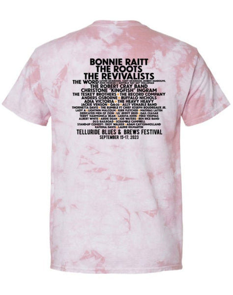 2023 Rose Tie Dye Poster Shirt