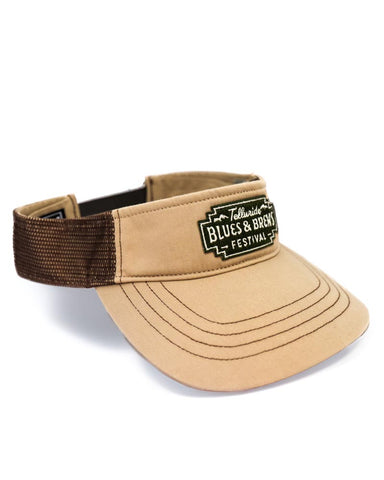 Khaki Visor with Patch