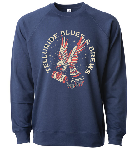 Indigo Eagle Crewneck