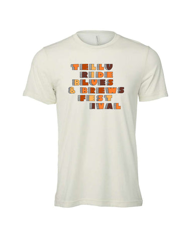 Cream Block Letters Shirt