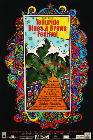 1999 Telluride Blues & Brews Festival Poster