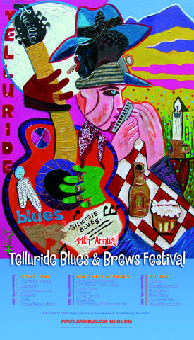 2004 Telluride Blues & Brews Festival Poster