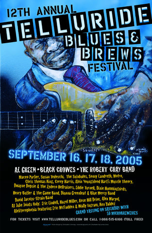 2005 Telluride Blues & Brews Festival Poster