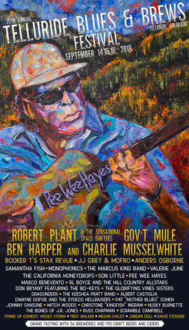 2018 Telluride Blues & Brews Festival Poster (pre-sale)