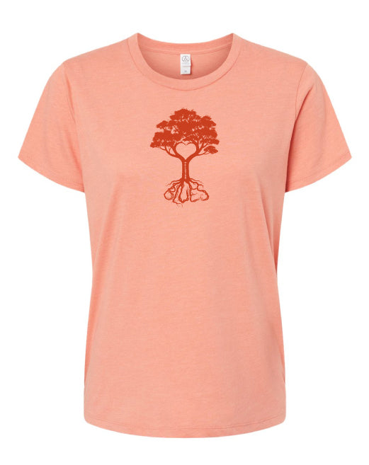 Ladies Sunset Coral Tree Shirt